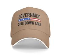 Anceky Casquette de Baseball 8647 pour Protestation Politique Contre la Fermeture du Gouvernement en 2025
