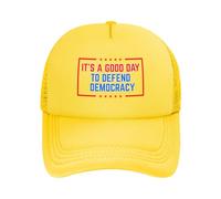 Anceky Casquette de Baseball Ajustable « C'est Une Bonne journée pour défendre la démocratie » pour Hommes et Femmes