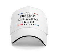 Anceky Casquette de Baseball anti-47 « Liberté, Démocratie et Vérité », Ajustable, pour Hommes et Femmes