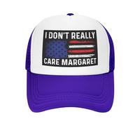 Anceky Casquette de Baseball en Maille Margaret pour Homme et Femme, drôle, Je m'en fiche Vraiment