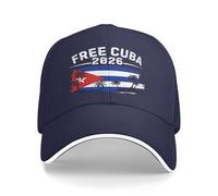Anceky Casquette de Baseball Liberté Cuba 2026 « Cuba Libre » Patrie et Vie