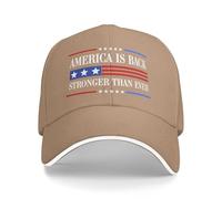 Anceky Casquette de Baseball Patriotique « L'Amérique est de Retour » Plus Forte Que jamais