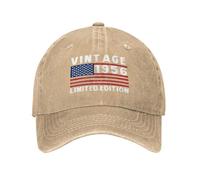 Anceky Casquette de Baseball Vintage édition limitée 1956 pour Papa, Maman, Grand-père ou Grand-mère pour Son 70e Anniversaire