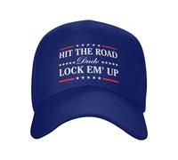 Anceky Casquette Hit The Road Dude Lock Em' Up - Casquette de Baseball Ajustable pour Hommes et Femmes