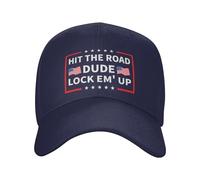 Anceky Casquette Hit The Road Dude Lock Em' Up - Casquette de Baseball Ajustable pour Hommes et Femmes