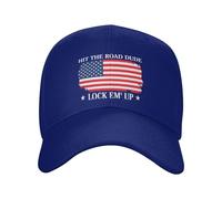 Anceky Casquette Hit The Road Dude Lock Em' Up - Casquette de Baseball Ajustable pour Hommes et Femmes