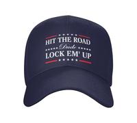 Anceky Casquette Hit The Road Dude Lock Em' Up - Casquette de Baseball Ajustable pour Hommes et Femmes
