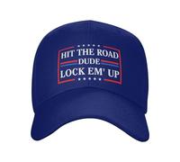 Anceky Casquette Hit The Road Dude Lock Em' Up - Casquette de Baseball Ajustable pour Hommes et Femmes