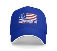 Anceky Casquette Let's Go Taco, Style Foxtrot-Delta-Tango, Casquette de Baseball Humoristique, Casquette de Papa