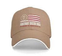 Anceky Casquette Let's Go Taco, Style Foxtrot-Delta-Tango, Casquette de Baseball Humoristique, Casquette de Papa