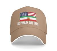 Anceky Casquette « Pas de Guerre Contre l'Iran » et « La Vie des Iraniens Compte »