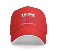 Anceky Casquette Trump 2024 Trump Meilleure Couverture Que 5g Pouvez-Vous Nous Entendre Maintenant Casquette de Camionneur pour Hommes et Femmes