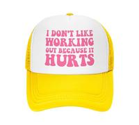 Anceky Casquette Unisexe « Je n'aime Pas Travailler Parce Que ça Fait Mal », Style Baseball, pour Hommes et Femmes.