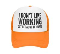 Anceky Casquette Unisexe « Je n'aime Pas Travailler Parce Que ça Fait Mal », Style Baseball, pour Hommes et Femmes.