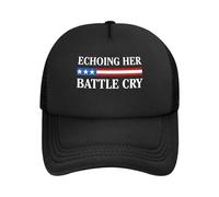 Anceky Casquettes de Baseball en Maille Echoing Her Battle Cry pour Hommes et Femmes