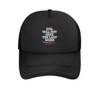 Anceky Casquettes de Baseball en Maille Evil Will Have The Last Word pour Hommes et Femmes