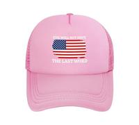 Anceky Casquettes de Baseball en Maille Evil Will Have The Last Word pour Hommes et Femmes