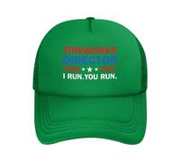 Anceky Directeur des Feux d'artifice « Je Cours, tu Cours » Casquette de Baseball Ajustable