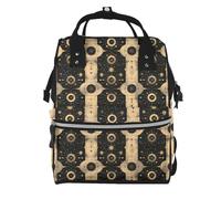 Anceky Formes de géométrie sacrée (1) pour sac à langer imperméable, sac à dos pour maman, sac de voyage pour hommes et femmes