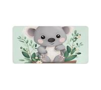 Anceky Grand Tapis de Souris antidérapant Koala pour Ordinateur et Ordinateur Portable, Protection pour Ordinateur Portable, Bloc-Notes pour Bureau et Maison, 30,5 x 61 cm