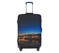 Anceky Housse de Protection pour Valise de Voyage en élasthanne avec Paysage fluvial, Anti-Rayures, Convient aux Bagages de 18 à 32 Pouces, Housse de Valise pour Enfants et Adultes, Grande Taille