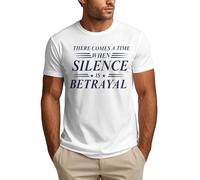 Anceky Il Arrive Un Moment où Le Silence est Une trahison - T-Shirt Homme MLK