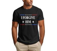 Anceky Je Lui pardonne Chapeaux Foi chrétienne Jésus Amour Mémoire Charlie Kirk T-Shirt
