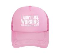 Anceky Je n'aime Pas Travailler Parce Que ça Fait Mal. Casquette de Baseball Ajustable.