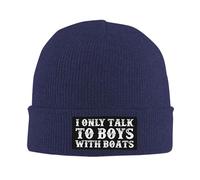 Anceky Je ne Parle qu'aux garçons Qui Ont des Bateaux - Bonnet tricoté pour Femmes et Hommes
