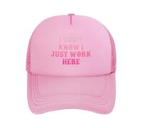 Anceky Je ne Sais Pas, Je Travaille Juste Ici, Casquette de Baseball pour Hommes et Femmes