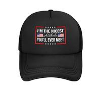 Anceky Je suis Le Plus Gentil Connard Que Vous rencontrerez jamais. Casquette de Baseball, Casquette Trucker, Casquette Homme/Femme.