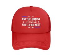 Anceky Je suis Le Plus Gentil Connard Que Vous rencontrerez jamais. Casquette de Baseball, Casquette Trucker, Casquette Homme/Femme.