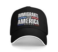 Anceky Les Immigrants nourrissent l'Amérique Chapeaux Pro Immigration Chapeau Casquette de Baseball