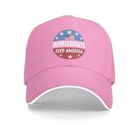 Anceky Les Immigrants nourrissent l'Amérique Chapeaux Pro Immigration Chapeau Casquette de Baseball