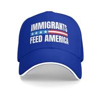 Anceky Les Immigrants nourrissent l'Amérique Chapeaux Pro Immigration Chapeau Casquette de Baseball