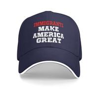 Anceky Les Immigrants rendent l'Amérique Formidable Casquette de Baseball Pro-Immigration