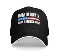 Anceky Les Immigrants rendent l'Amérique Formidable Casquette de Baseball Pro-Immigration