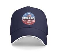 Anceky Les Immigrants rendent l'Amérique Formidable Casquette de Baseball Pro-Immigration