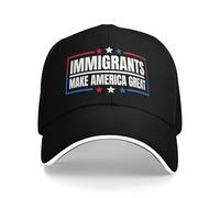 Anceky Les Immigrants rendent l'Amérique Formidable Casquette de Baseball Pro-Immigration