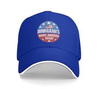 Anceky Les Immigrants rendent l'Amérique Formidable Casquette de Baseball Pro-Immigration