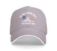 Anceky Nous n'oublierons jamais Le 11 Septembre. Casquette de Baseball Style Papa pour Hommes.