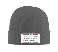 Anceky on m'a Dit qu'il y aurait Justice. Bonnet tricoté pour Femmes et Hommes.