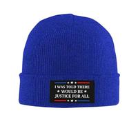 Anceky on m'a Dit qu'il y aurait Justice. Bonnet tricoté pour Femmes et Hommes.