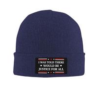 Anceky on m'a Dit qu'il y aurait Justice. Bonnet tricoté pour Femmes et Hommes.