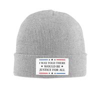 Anceky on m'a Dit qu'il y aurait Justice. Bonnet tricoté pour Femmes et Hommes.