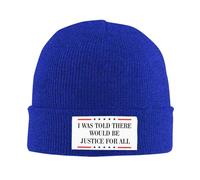 Anceky on m'a Dit qu'il y aurait Justice. Bonnet tricoté pour Femmes et Hommes.