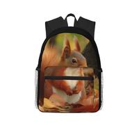 Anceky Photo d'un adorable écureuil roux. Sac à dos compact et décontracté, sac de voyage unisexe.