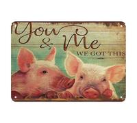 Anceky Plaque en métal rétro « When You Belive Beyond What Your Eyes Can See » Décoration murale amusante pour la maison, les cafés, les bureaux, les magasins, les pubs et les clubs, 30,5 x 20,3 cm