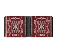 Anceky Portefeuille en Cuir Compact et raffiné Native American Storm, Porte-Monnaie Portable pour l'extérieur