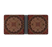 Anceky Portefeuille en Cuir Persan Vintage, Exquis et Compact, Porte-Monnaie Portable pour l'extérieur